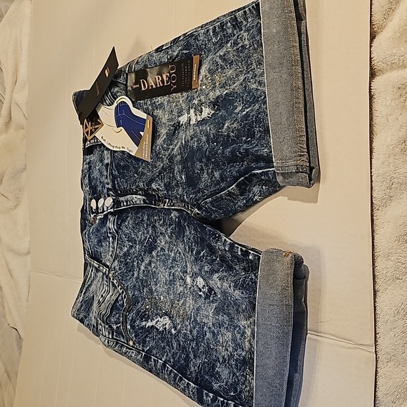 NWT Benava Butt Lifting Jean Shorts Acid Wash Stretchy Size 20 - Picture 6 of 16